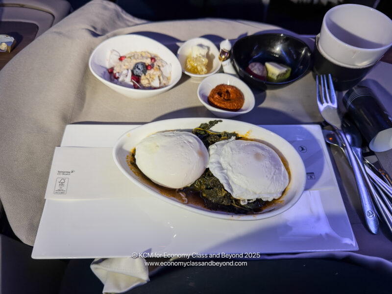 a plate of food on a table