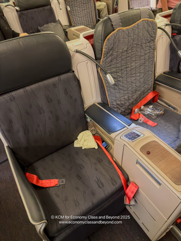 a seat belts on a seat