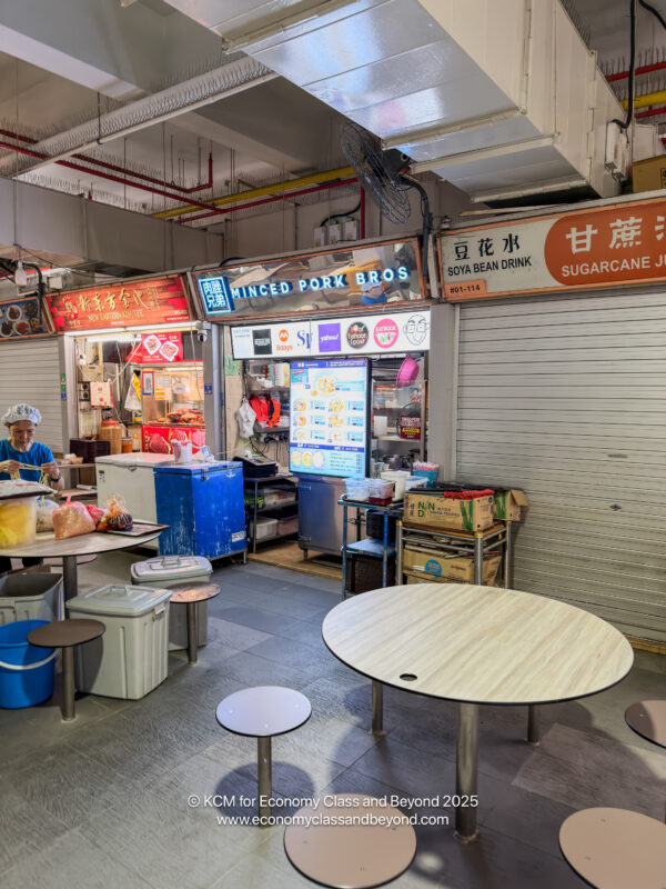 a food stand inside a building