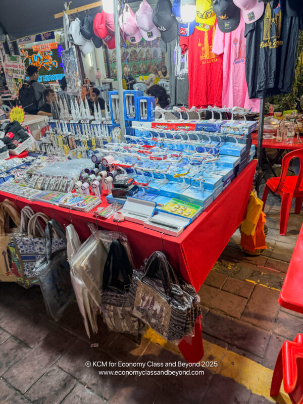 a table with many items on it
