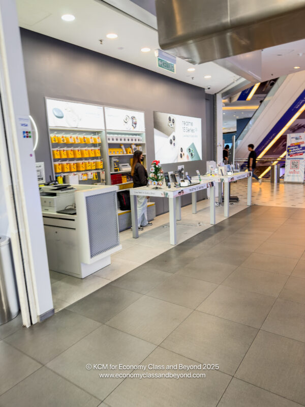 a store with a few people