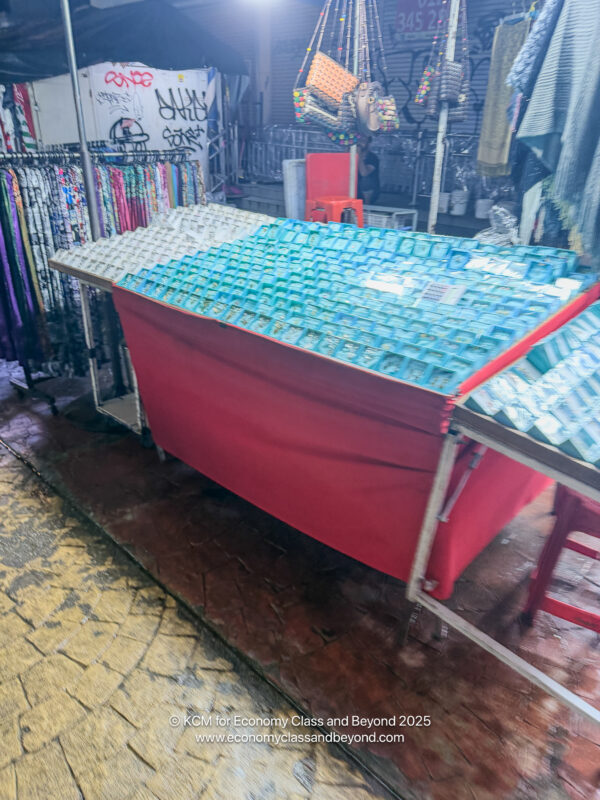 a table with a red cover and a red table with a red cover