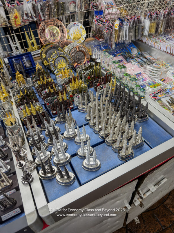 a display of objects in a store