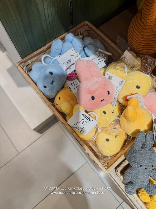 a basket of stuffed animals