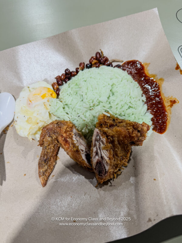 a plate of food on a table