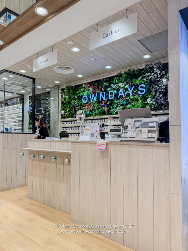 a counter in a store