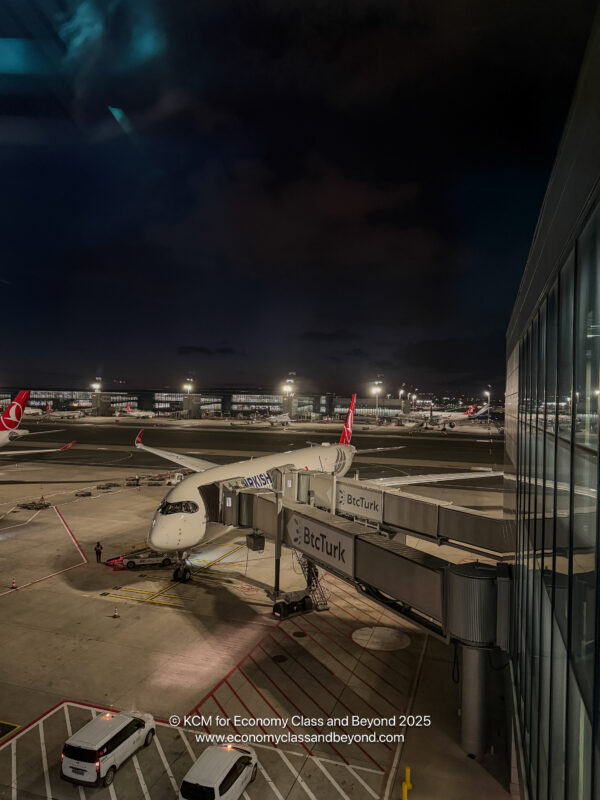 an airplane at an airport