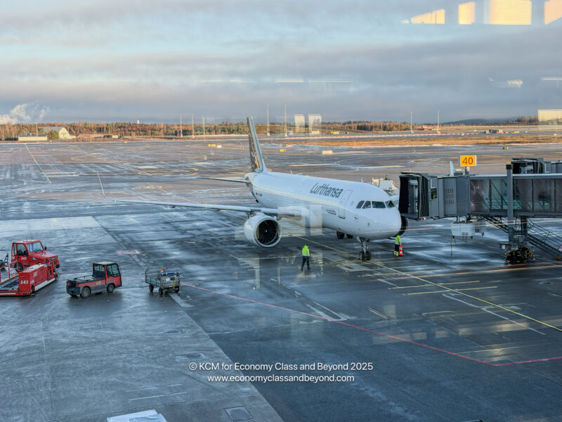 an airplane on a runway