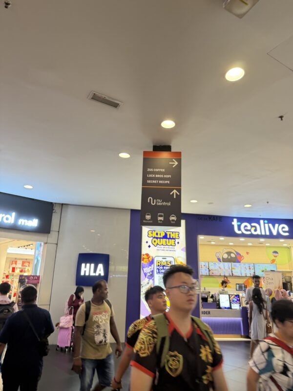 people walking in a mall