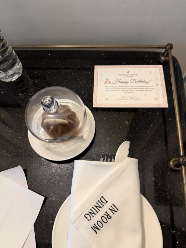 a plate and napkin on a table