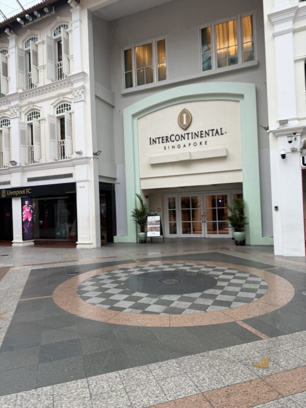 a building with a sign on the front