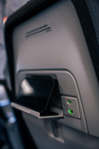 Lufthansa A320ceo retrofit - PED Holder and charging - Image, Lufthansa