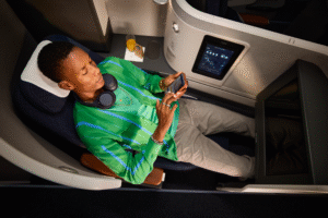 Allegris Extra Long Bed Seat - Image, Lufthansa