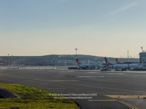 airplanes on a runway