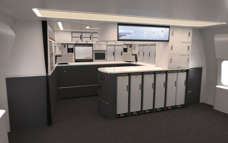 Cabin Crew Centered “C”-Galley - Jamco & JAXA