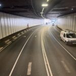 Exiting the Wirral end of the Birkenhead tunnel