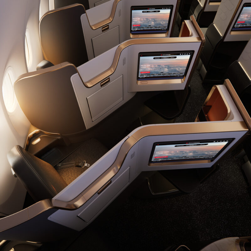 Airbus A321XLR Signature Class featuring Collins Aerosapce Aroura - Image, Air Canada