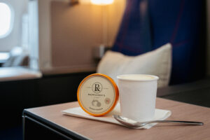 Ralph Roxys ice cream aboard Brussels Airlines in Business Class - Image, Brussels Airways