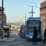 Midland Metro Tram serving the new stops along the first part of the Eastside Extention - Image, Economy Class and Beyond