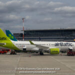 airBaltic Airbus A220-300 at Hamburg Airport - Image, Economy Class and Beyond