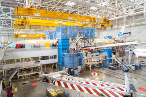 KLM Airbus A350 in the Final Assembly Line - Image, KLM (Simone Chellini, Airways Magazine)