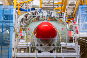 KLM Airbus A350 in the Final Assembly Line - Image, KLM (Simone Chellini, Airways Magazine)