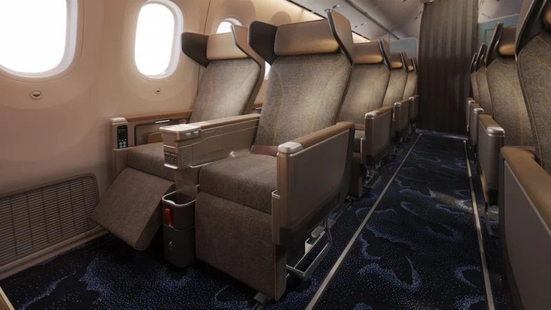 China Airlines Premium Ecnomy Seat - Image China Airlines