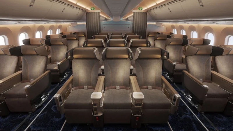 China Airlines Premium Ecnomy Seat - Image China Airlines