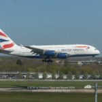 British Airways Airbus A380 on final approach to London Heathrow - Image, Economy Class and Beyond