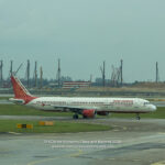 Air India Airbus A321 taxiing at Singapore Changi - Image, Economy Class and Beyond